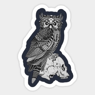 Owl King Sticker
